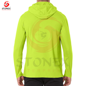 Vente en gros de sweats à capuche de pêche personnalisés, nouveau design, respirants, à manches longues, pour hommes. - Product Image 5