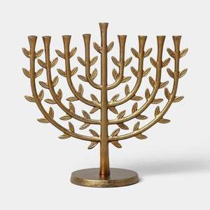 Ménorah à 9 bras en argent, accessoires de décoration pour la maison, fournitures pour événements, décoration de table de fête, support de bougie pour chandelier - Product Image 3