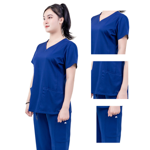 Pantalones médicos de invierno ODM/OEM, uniformes de enfermería personalizables Oxford, elásticos, informales, para hombres y mujeres, transpirables, verificados por FMF VN - Product Image 3