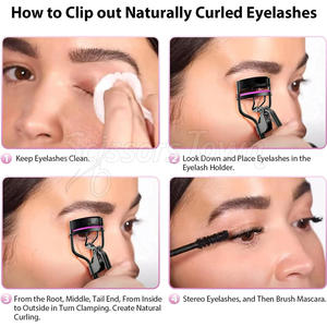 Rizador de pestañas de alta calidad con logotipo personalizado y mango ergonómico para rizar fácilmente las pestañas - Product Image 5