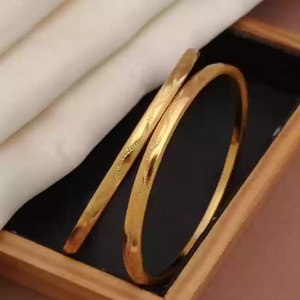 Brazaletes de latón chapados en oro, brazalete de moda, pulseras de joyería de moda, brazaletes de joyería de alta calidad para mujer, precio de fábrica - Product Image 2