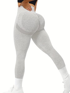 Leggings de yoga de haute qualité pantalons respirants extensibles sans couture pour femmes entraînement de fitness et tenue quotidienne - Product Image 5