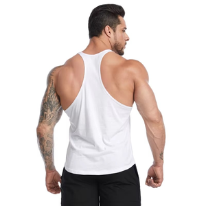 Venta caliente Cómodo al por mayor Hombres Camiseta sin mangas Entrenamiento Gimnasio Sin mangas Tallas grandes Buena calidad Hombres camiseta sin mangas - Product Image 3