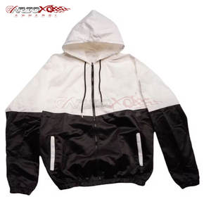 ชุดกางเกงขาสั้นกันลมลำลองสำหรับผู้หญิงพร้อมกางเกงขาสั้นเชือกรูดและแจ็กเก็ตสั้นเสื้อกันลมสปอร์ต - Product Image 2