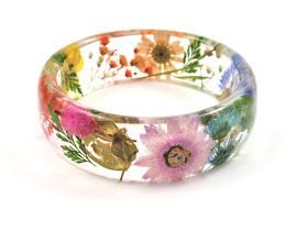 HACIENDO Joyería Resina Acrílico Pulsera Brazalete Exagerado Deslumbrante Multicolor Ancho Irregular Cuadrado Acrílico Pulseras para - Product Image 5