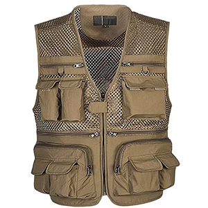 Gilet d'extérieur en toile légère de haute qualité pour la chasse et la pêche Style décontracté maille douce respirant appel de jeu - Product Image 3