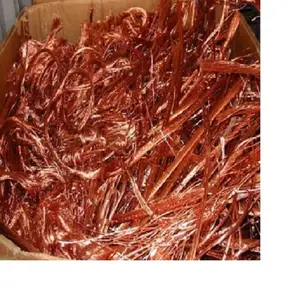 Prezzo a buon mercato 99.99% fornitura industriale metallo rosso brillante filo di rame rottami di rame rottami metallici