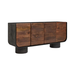 Hot Selling 2-Drawer Mango Wood <b>Sideboard</b> for Dining Kitchen Bathroom-for Home Bars Living Rooms Bedrooms Hotels - Product Image 1