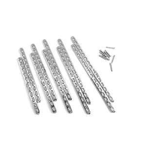 Juego de 10 placas LCP veterinarias de 35 mm con 50 tornillos de bloqueo de 35 mm de acero inoxidable - Product Image 1