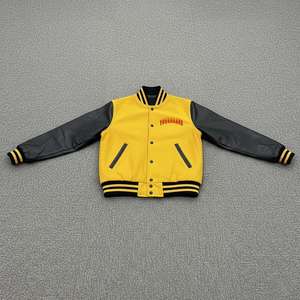 Veste universitaire en molleton classique faite à la main, personnalisée, de haute qualité, pour homme, grande taille, veste d'hiver respirante, tricotée, faible MOQ - Product Image 5