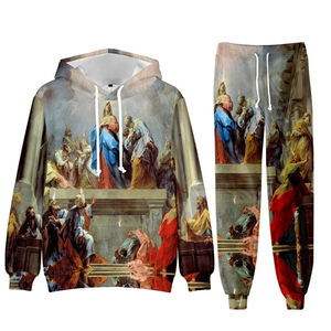 Sudadera con Capucha de Invierno para Hombre, Personalizada, de Algodón Grueso, con Forro Polar 3D, Diseño Sólido, de Secado Rápido, Transpirable, con Pedrería - Product Image 4