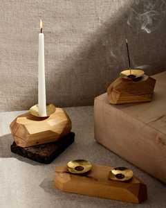 Wholesale Handmade Occacia <b>Wood</b> Incense <b>Burner</b> Stand & Holder with Customizable Color & Size <b>for</b> Home & Restaurant Use - Product Image 2