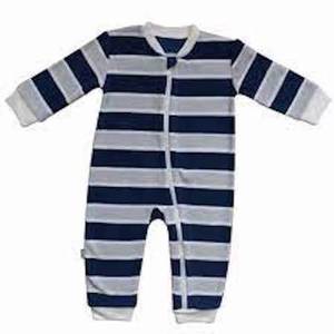 Ropa de bebé niña de patrón sólido ecológico para niños de 0 a 12 meses con cierre de cremallera para primavera - Product Image 1