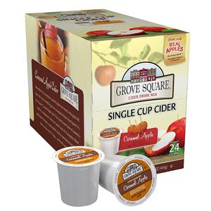 Gobelets individuels Grove Square Cider, saveur pomme caramel, lot de 24 - Product Image 4
