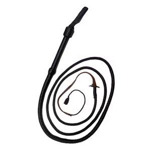 Látigo de Cuero Negro Premium de 7 Pies de Largo para Montar a Caballo y BDSM con Mango de Madera Resistente para Entrenamiento, Juego de Roles y Disfraces - Product Image 4