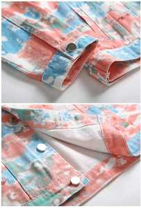 Venta al por mayor de los hombres caliente del vendedor de gran tamaño de estilo de moda chaqueta de mezclilla de los hombres chaquetas de mezclilla - Product Image 5