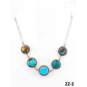 Collier artisanal en turquoise et argent sterling du sud-ouest pour les occasions de cadeaux - Product Image 2