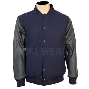 Veste d'hiver Letterman de coupe ample fabriquée par des professionnels - Product Image 4