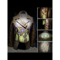 Jaket Kulit Kustom Desain Khusus untuk Balap Motor & Mobil