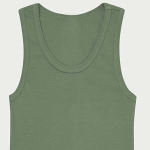 Lo último 2025, camiseta sin mangas de moda para hombre, diseño de bloque de Color en contraste, camiseta sin mangas ligera hecha de algodón suave para hombre - Product Image 3