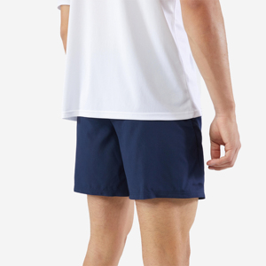 กางเกงขาสั้นเทนนิสลำลองผู้ชาย ผ้าโพลีเอสเตอร์ 100% ระบายอากาศ ป้องกันรอยยับ มีกระเป๋าข้างสองข้าง เหมาะสำหรับออกกำลังกายที่ยิม - Product Image 6