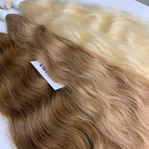 Prix de gros Extensions de cheveux en vrac Cheveux humains vietnamiens Double noyés 100 grammes Couleurs foncées 8 pouces - Product Image 1