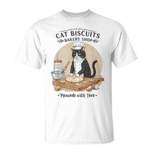 T-Shirt Cat Bakery Knead Em Kitty Biscuits - Categoria Prodotti Promozionali - Product Image 1