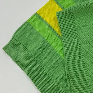 Pull en jacquard pour hommes, tricots, hiver, pull à col rond, en coton, tricoté, de créateur, avec LOGO personnalisé OEM et ODM personnalisés - Product Image 2