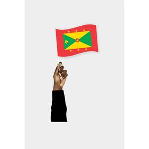 ธง Grenada แบบพกพา ธงส่งเสริมการขายและป้ายโฆษณา - Product Image 1