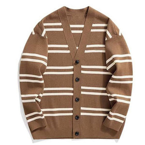 Cárdigan para Hombre, Tejido Suave, Manga Larga, Ajuste Cómodo, Estilo Casual, Fácil de Usar, Cárdigan para Hombre, Estilo Simple y Elegante - Product Image 1