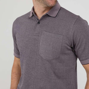 Camiseta Polo para Hombre, Precio Económico, Informal, para Oficina, Manga Corta, Secado Rápido, a Rayas, Ajustada, Bordada - Product Image 4