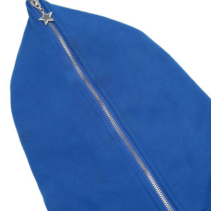 Design personnalisé Sweats à capuche à fermeture éclair complète pour hommes Surdimensionné Vintage 100% coton Full Face Zip Up Blank Drop Shoulder Hoodies - Product Image 3