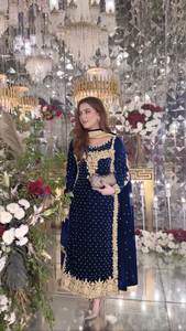 Salwar Kameez de Seda Kota Multicolor, Diseño Indio Moderno y Tradicional, Cómodo, al Mejor Precio 2025, para Fiestas, Venta al Por Mayor - Product Image 3