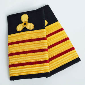 OEM Master o Captain Shoulder Board Insignia Sliders Charreteras de alta calidad Anchor Merchant Mate y Deckhand Uniform Ranks - Product Image 6