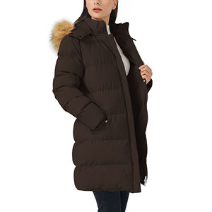 Manteau parka à capuche épais et chaud pour femmes, parka d'hiver pour femmes, pardessus, veste parka épaisse et chaude pour femmes, nouvel arrivage - Product Image 4
