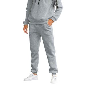 OEM Custom Fashion Men's Oversized Tracksuit <b>Set</b> Quick Dry Cotton Heavyweight Hooded <b>Sweatpants</b> <b>Set</b> - Product Image 6