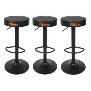 BETA Set of 3 <b>Adjustable</b> Bar <b>Stools</b> Vertically Mobile - Product Image 1