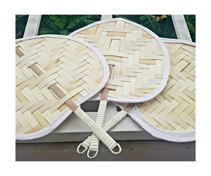 Ventilador de mano de madera de bambú hecho a mano de alta calidad, ventilador plegable decorativo, artesanía para el hogar, Exportación de fábrica de Vietnam, venta al por mayor - Product Image 4