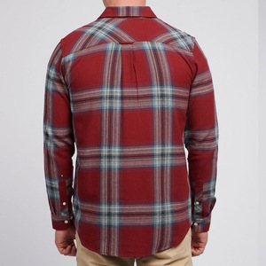 Camisa de franela abotonada para hombre más vendida, diseño a cuadros, algodón, manga larga, tallas para personas altas, transpirable, algodón 100% - Product Image 4