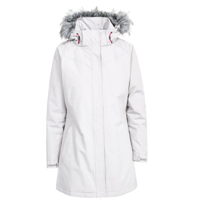 Chaqueta Larga con Capucha para Mujer, Impermeable y Transpirable, Ropa de Abrigo de Invierno Hecha de Nailon Suave - Product Image 1