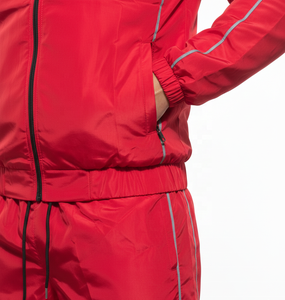 Conjunto OEM de Ropa Deportiva Transpirable e Impermeable para Correr y Trotar, Pantalones Cortos de Verano Estilo Hip Hop con Ribete Reflectante, Chaquetas Cortavientos y Trajes Deportivos - Product Image 2