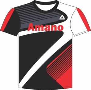 Uniforme de Fútbol Unisex de Alta Calidad para Hombre, 100% Poliéster, Transpirable, Manga Corta, Secado Rápido, Camiseta de Fútbol Amano Sport - Product Image 3