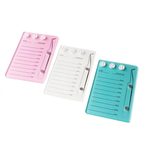 Bas quantité minimale de commande en gros logo personnalisé acrylique palette de cils avec aimant pince à épiler tenir cils tuile - Product Image 4