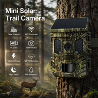Caméra de chasse pour la faune sauvage Sensvision alimentée par énergie solaire, 4K CMOS, étanche IP66, batterie 2600mAh, WiFi