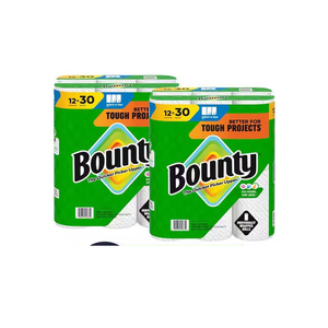 กระดาษเช็ดมือ Bounty 16 ม้วน ขนาดประหยัด สีขาว 2 ชั้น ใช้ซ้ำได้ สำหรับห้องครัวและห้องน้ำ 40 ม้วนปกติ - Product Image 6