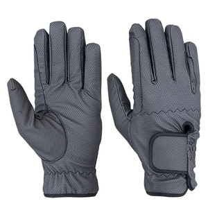 Gants d'équitation professionnels en cuir synthétique pour hommes, gants d'équitation personnalisés Anti-fente - Product Image 2