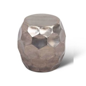 Taburete para sentarse de Metal decorativo hecho a mano para el hogar, decoración de muebles de Hotel, taburete para sentarse con diseño de Metal de aluminio - Product Image 4