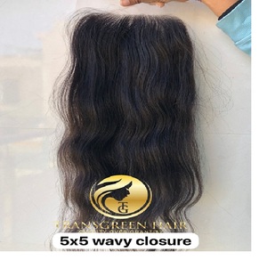 Lista de precios al por mayor para extensiones de cabello humano virgen crudo de visón Camboyano de 22 pulgadas 100% ondulado Natural sin procesar cierre 5x5 indio - Product Image 5