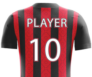 เสื้อ100% โพลีเอสเตอร์ออกแบบโลโก้ได้ตามต้องการเสื้อฟุตบอลผ้านุ่มพิมพ์ลายสำหรับผู้ใหญ่ชุดวอร์มสำหรับคลับ - Product Image 5