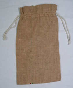 Pochette en coton biologique 100% écologique pour femmes petit sac à cosmétiques à cordon tissu recyclé doux impression personnalisée pour le voyage - Product Image 6